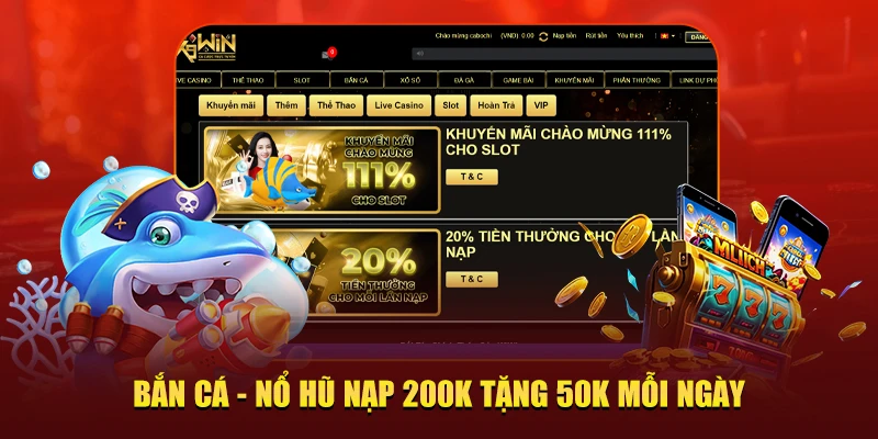 Khuyến mãi bắn cá