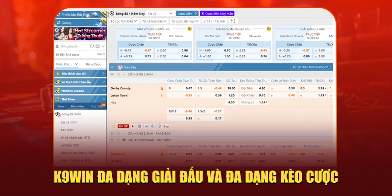 ưu điểm thể thao K9Win