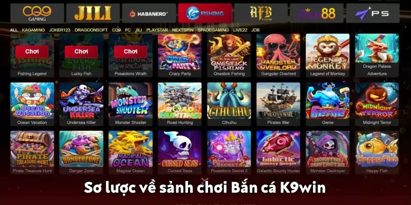 Sơ lược về thể loại game Bắn cá K9win