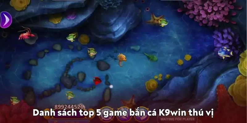 Danh sách top 5 game bắn cá K9win thú vị nhất
